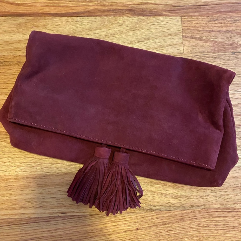 Maroon clutch
